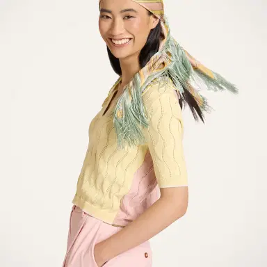 La DoubleJ Reversible Fringe Foulard 90 | Thumbnail 3 La DoubleJ Reversible Fringe Foulard 90 | Thumbnail 3