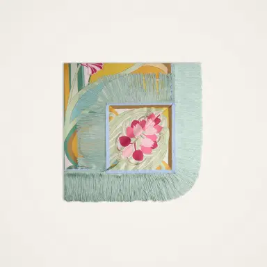 La DoubleJ Reversible Fringe Foulard 90 | Thumbnail 6 La DoubleJ Reversible Fringe Foulard 90 | Thumbnail 6