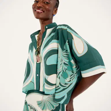 La DoubleJ Mini Foulard Shirt | Thumbnail 4 La DoubleJ Mini Foulard Shirt | Thumbnail 4