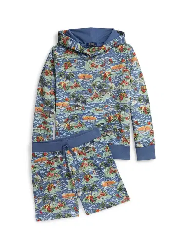 Polo Ralph Lauren Little Boy's & Boy's Printed Cotton-Blend Hoodie - Surf Club | Thumbnail 2 Polo Ralph Lauren Little Boy's & Boy's Printed Cotton-Blend Hoodie - Surf Club | Thumbnail 2