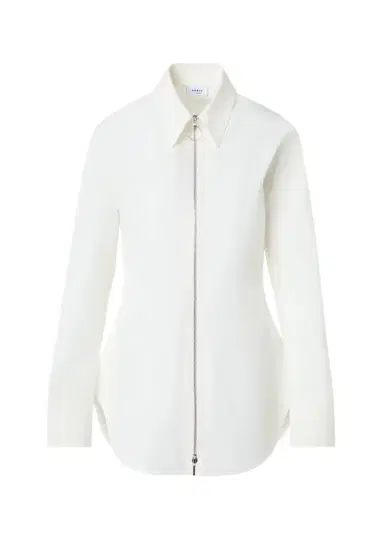 Akris punto Zip-Front Cotton Poplin Collared Shirt | Thumbnail 1 Akris punto Zip-Front Cotton Poplin Collared Shirt | Thumbnail 1