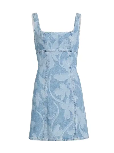 RAILS Women's Altadena Floral Cotton Denim Sheath Minidress - Floral Laser | Thumbnail 1 RAILS Women's Altadena Floral Cotton Denim Sheath Minidress - Floral Laser | Thumbnail 1