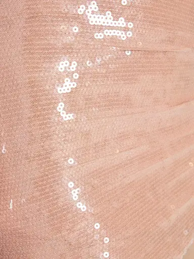 Balmain Women's Sequined Draped Minidress - Rose Pale | Thumbnail 7 Balmain Women's Sequined Draped Minidress - Rose Pale | Thumbnail 7