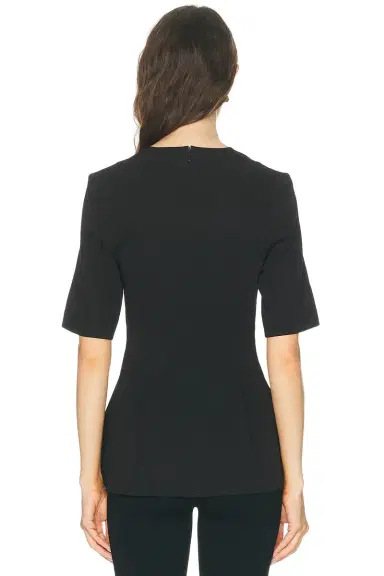 Toteme Tailored Cotton Top | Thumbnail 3 Toteme Tailored Cotton Top | Thumbnail 3