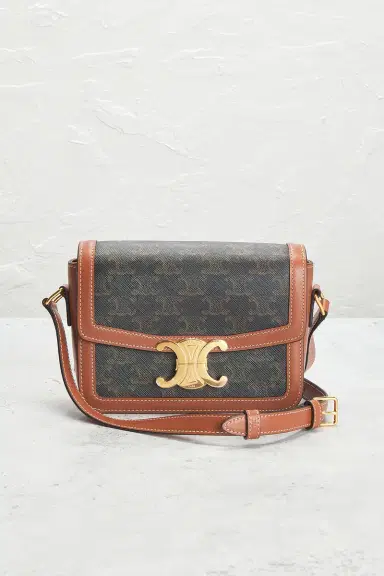 Celine Triomphe Teen Claude Shoulder Bag | Thumbnail 2 Celine Triomphe Teen Claude Shoulder Bag | Thumbnail 2