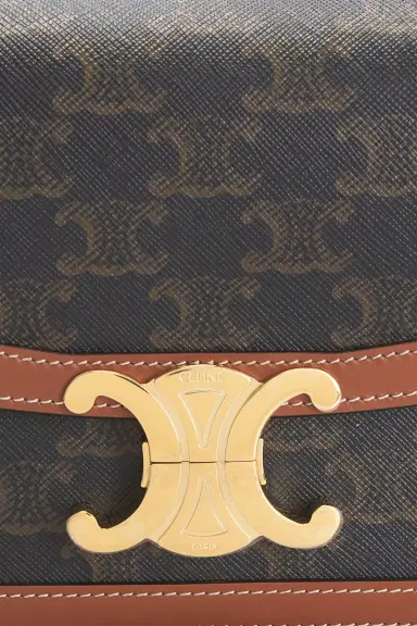 Celine Triomphe Teen Claude Shoulder Bag | Thumbnail 5 Celine Triomphe Teen Claude Shoulder Bag | Thumbnail 5