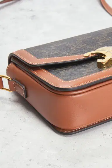 Celine Triomphe Teen Claude Shoulder Bag | Thumbnail 8 Celine Triomphe Teen Claude Shoulder Bag | Thumbnail 8