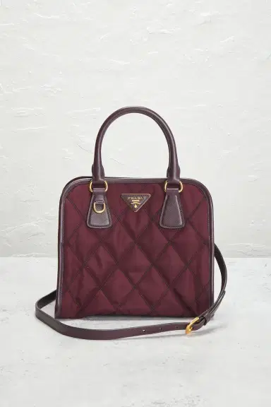 FWRD Renew Prada Tessuto Quilted Nylon Handbag | Thumbnail 2 FWRD Renew Prada Tessuto Quilted Nylon Handbag | Thumbnail 2