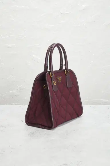 FWRD Renew Prada Tessuto Quilted Nylon Handbag | Thumbnail 4 FWRD Renew Prada Tessuto Quilted Nylon Handbag | Thumbnail 4