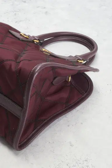 FWRD Renew Prada Tessuto Quilted Nylon Handbag | Thumbnail 7 FWRD Renew Prada Tessuto Quilted Nylon Handbag | Thumbnail 7
