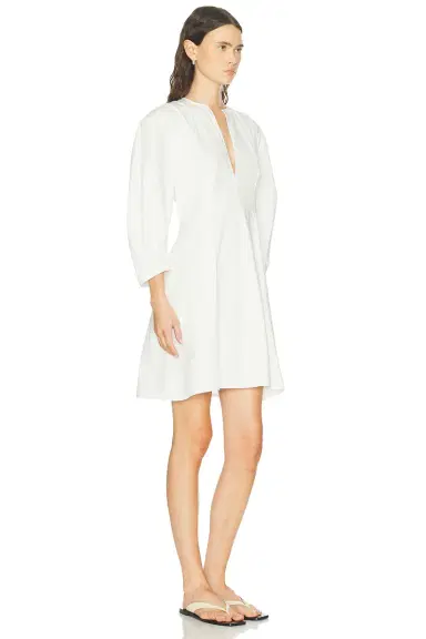 Toteme Balloon Sleeve Cotton Dress | Thumbnail 2 Toteme Balloon Sleeve Cotton Dress | Thumbnail 2