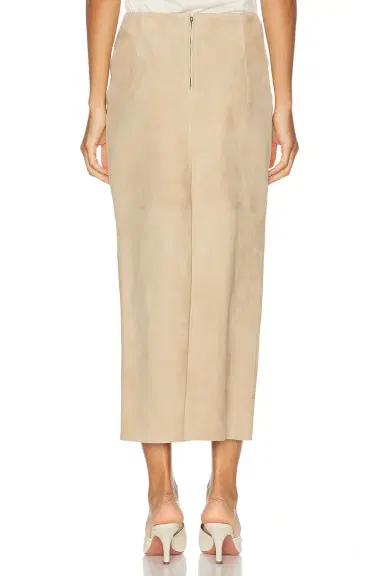 Nour Hammour Selly Suede Skirt | Thumbnail 4 Nour Hammour Selly Suede Skirt | Thumbnail 4