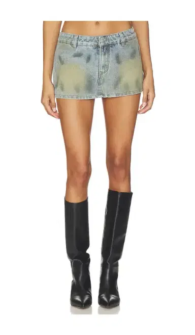 LIONESS Rhode Mini Denim Skirt | Thumbnail 1 LIONESS Rhode Mini Denim Skirt | Thumbnail 1