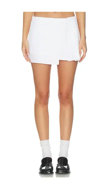Alexander Wang Pleated Wrap Mini Skirt | Thumbnail 1 Alexander Wang Pleated Wrap Mini Skirt | Thumbnail 1