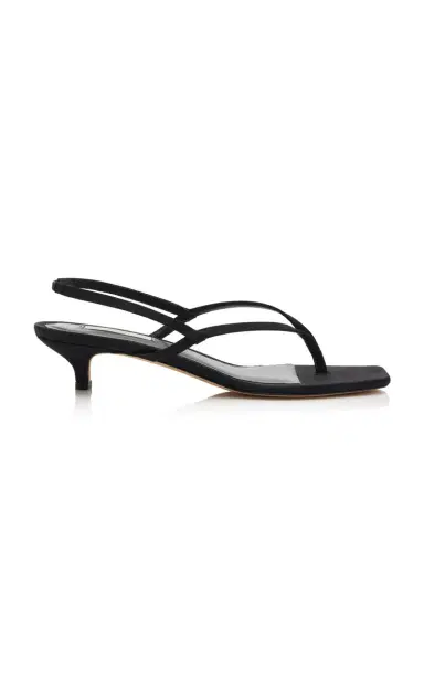 TOTEME Satin Slingback Sandals | Thumbnail 6 TOTEME Satin Slingback Sandals | Thumbnail 6