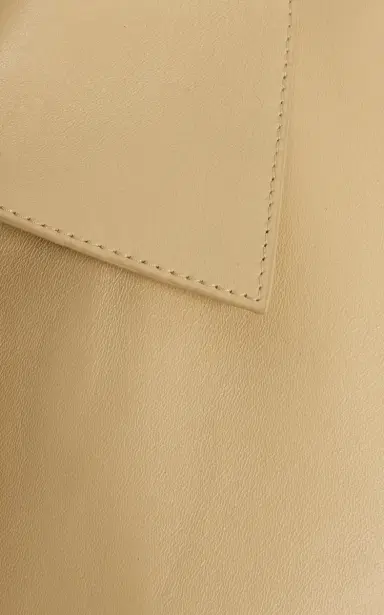 TOTEME Bonded Leather Car Jacket | Thumbnail 5 TOTEME Bonded Leather Car Jacket | Thumbnail 5