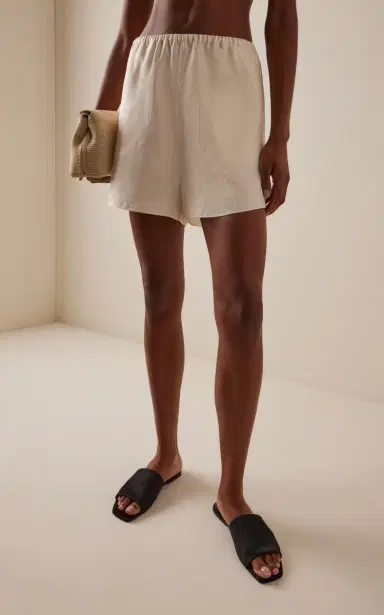 Toteme Organic Silk PJ Short | Thumbnail 3 Toteme Organic Silk PJ Short | Thumbnail 3