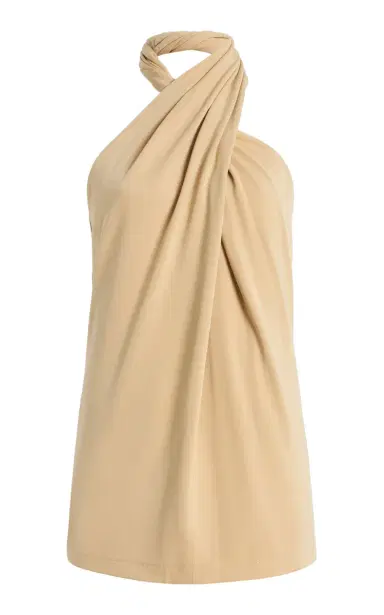 TOTEME Twisted Jersey Halter Top | Thumbnail 1 TOTEME Twisted Jersey Halter Top | Thumbnail 1