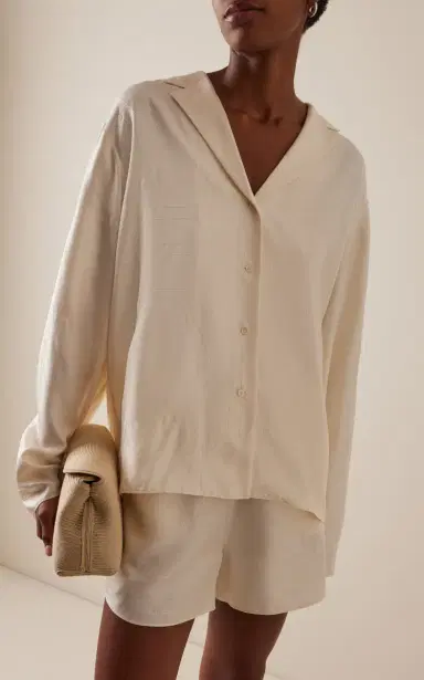 TOTEME Organic Silk PJ Shirt | Thumbnail 2 TOTEME Organic Silk PJ Shirt | Thumbnail 2
