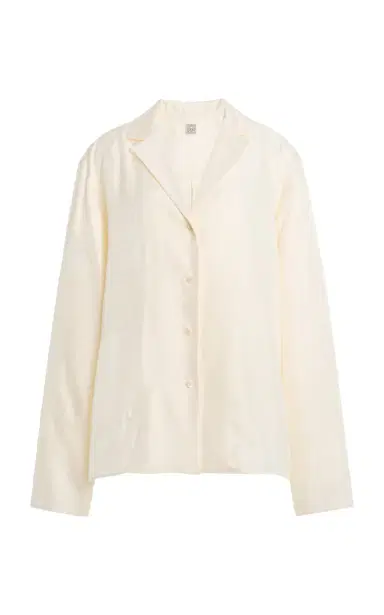 TOTEME Organic Silk PJ Shirt | Thumbnail 7 TOTEME Organic Silk PJ Shirt | Thumbnail 7