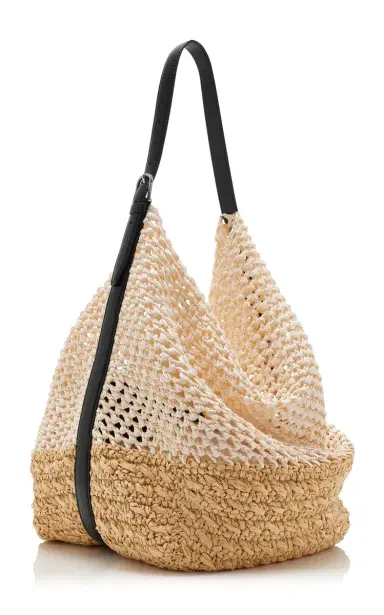 TOTEME Belted Woven Raffia Tote Bag | Thumbnail 4 TOTEME Belted Woven Raffia Tote Bag | Thumbnail 4
