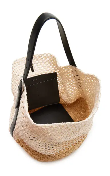 TOTEME Belted Woven Raffia Tote Bag | Thumbnail 6 TOTEME Belted Woven Raffia Tote Bag | Thumbnail 6