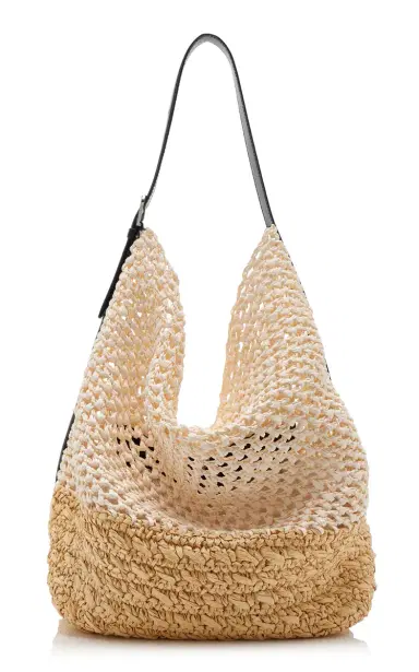 TOTEME Belted Woven Raffia Tote Bag | Thumbnail 1 TOTEME Belted Woven Raffia Tote Bag | Thumbnail 1