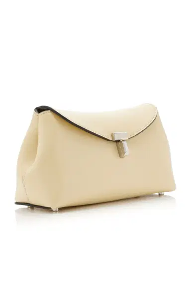 Toteme Mini T-Lock Leather Clutch | Thumbnail 3 Toteme Mini T-Lock Leather Clutch | Thumbnail 3