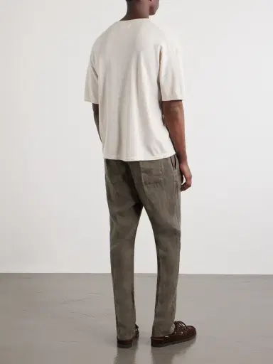 NN07 Ryan Knitted Cotton and Linen-Blend T-Shirt - Men | Thumbnail 4 NN07 Ryan Knitted Cotton and Linen-Blend T-Shirt - Men | Thumbnail 4