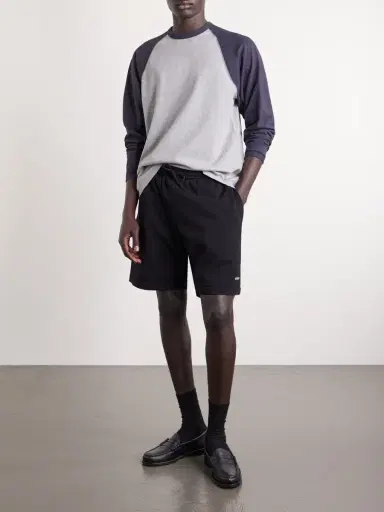 WTAPS Straight-Leg Logo-Embroidered Cotton-Blend Shorts - Men | Thumbnail 2 WTAPS Straight-Leg Logo-Embroidered Cotton-Blend Shorts - Men | Thumbnail 2
