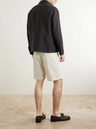 Boglioli Checked Linen Overshirt - Men | Thumbnail 4 Boglioli Checked Linen Overshirt - Men | Thumbnail 4