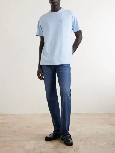 Givenchy Logo-Appliquéd Cotton-Jersey T-Shirt - Men | Thumbnail 2 Givenchy Logo-Appliquéd Cotton-Jersey T-Shirt - Men | Thumbnail 2
