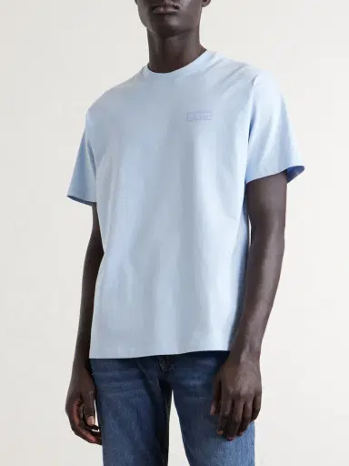 Givenchy Logo-Appliquéd Cotton-Jersey T-Shirt - Men | Thumbnail 3 Givenchy Logo-Appliquéd Cotton-Jersey T-Shirt - Men | Thumbnail 3