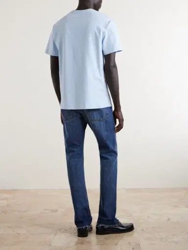 Givenchy Logo-Appliquéd Cotton-Jersey T-Shirt - Men | Thumbnail 4 Givenchy Logo-Appliquéd Cotton-Jersey T-Shirt - Men | Thumbnail 4