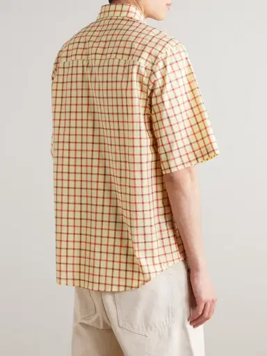 NN07 Quinsy 50069 Checked Cotton Shirt - Men | Thumbnail 4 NN07 Quinsy 50069 Checked Cotton Shirt - Men | Thumbnail 4