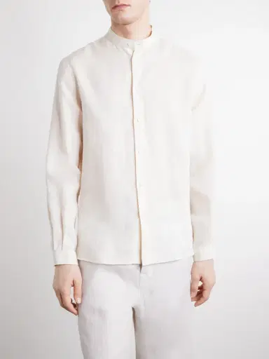 Brunello Cucinelli Linen Shirt - Men | Thumbnail 3 Brunello Cucinelli Linen Shirt - Men | Thumbnail 3
