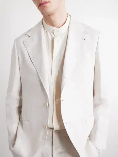 Brunello Cucinelli Linen Shirt - Men | Thumbnail 5 Brunello Cucinelli Linen Shirt - Men | Thumbnail 5