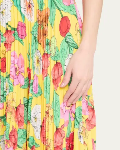 Milly Oria Tulip Rosette Maxi Dress | Thumbnail 5 Milly Oria Tulip Rosette Maxi Dress | Thumbnail 5