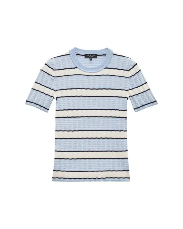 Eloise Stripe Short-Sleeve Tee Eloise Stripe Short-Sleeve Tee