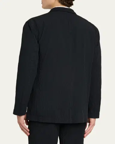 IM MEN Men's Polyester Shrink Dye Sport Coat | Thumbnail 3 IM MEN Men's Polyester Shrink Dye Sport Coat | Thumbnail 3