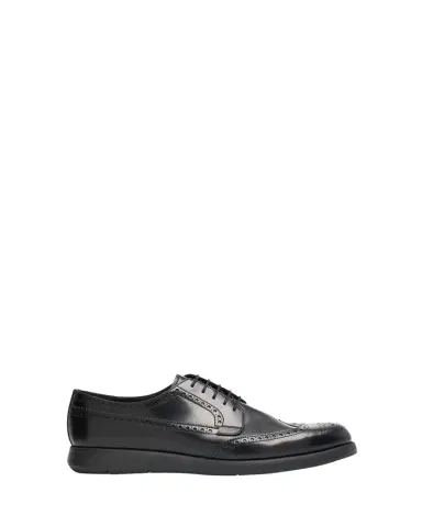 Church's Men's Ringmer Brogue Polished Fumé Leather Derby Shoes | Thumbnail 1 Church's Men's Ringmer Brogue Polished Fumé Leather Derby Shoes | Thumbnail 1