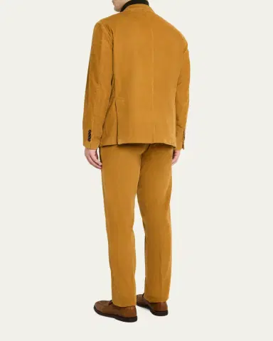 Massimo Alba Men's Sloop Two-Piece Baby Corduroy Suit | Thumbnail 3 Massimo Alba Men's Sloop Two-Piece Baby Corduroy Suit | Thumbnail 3