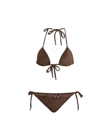 Lisa Marie Fernandez Retro Padded Triangle Two-Piece Swimsuit | Thumbnail 1 Lisa Marie Fernandez Retro Padded Triangle Two-Piece Swimsuit | Thumbnail 1