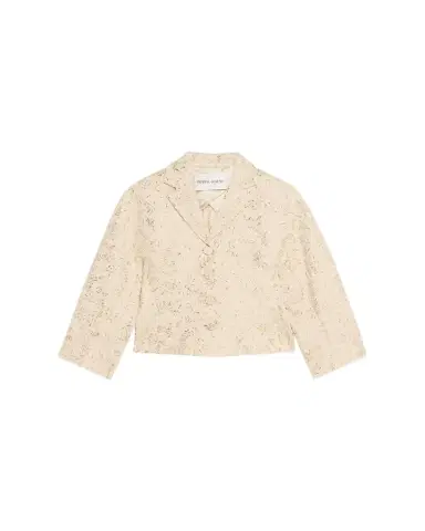 PRABAL GURUNG Metallic Floral Jacquard Sculpted Jacket | Thumbnail 1 PRABAL GURUNG Metallic Floral Jacquard Sculpted Jacket | Thumbnail 1