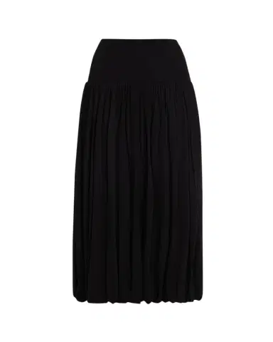 Toteme Soft Gathered Bubble-Hem Midi Skirt | Thumbnail 1 Toteme Soft Gathered Bubble-Hem Midi Skirt | Thumbnail 1