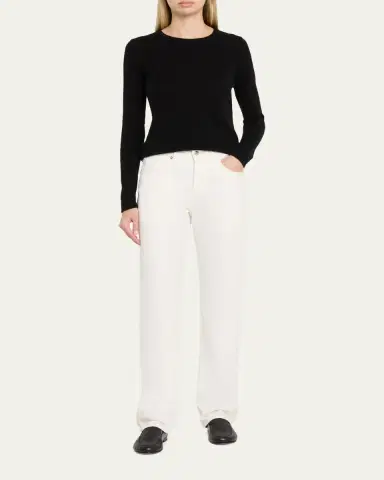 Nili Lotan Briana Mid-Rise Straight-Leg Jeans | Thumbnail 2 Nili Lotan Briana Mid-Rise Straight-Leg Jeans | Thumbnail 2