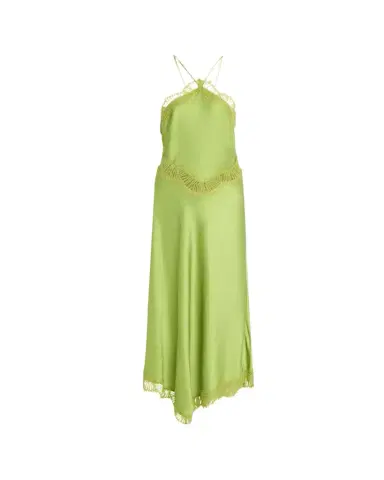A.L.C. Lucia Satin & Lace Midi Dress | Thumbnail 1 A.L.C. Lucia Satin & Lace Midi Dress | Thumbnail 1