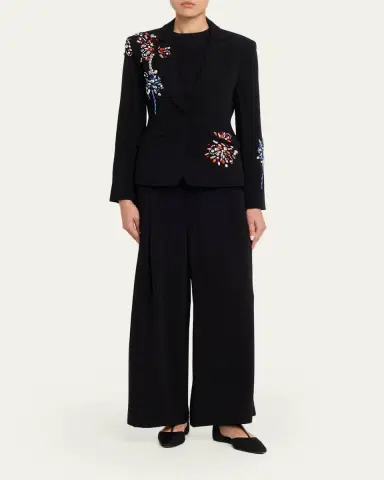 Cinq à Sept Lorena Belted Drapey Crepe Pants | Thumbnail 2 Cinq à Sept Lorena Belted Drapey Crepe Pants | Thumbnail 2
