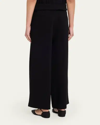 Cinq à Sept Lorena Belted Drapey Crepe Pants | Thumbnail 3 Cinq à Sept Lorena Belted Drapey Crepe Pants | Thumbnail 3