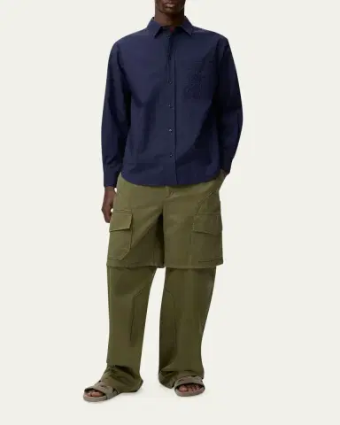 LOEWE x Paula's Ibiza Men's Long-Sleeve Anagram Pocket Shirt | Thumbnail 2 LOEWE x Paula's Ibiza Men's Long-Sleeve Anagram Pocket Shirt | Thumbnail 2